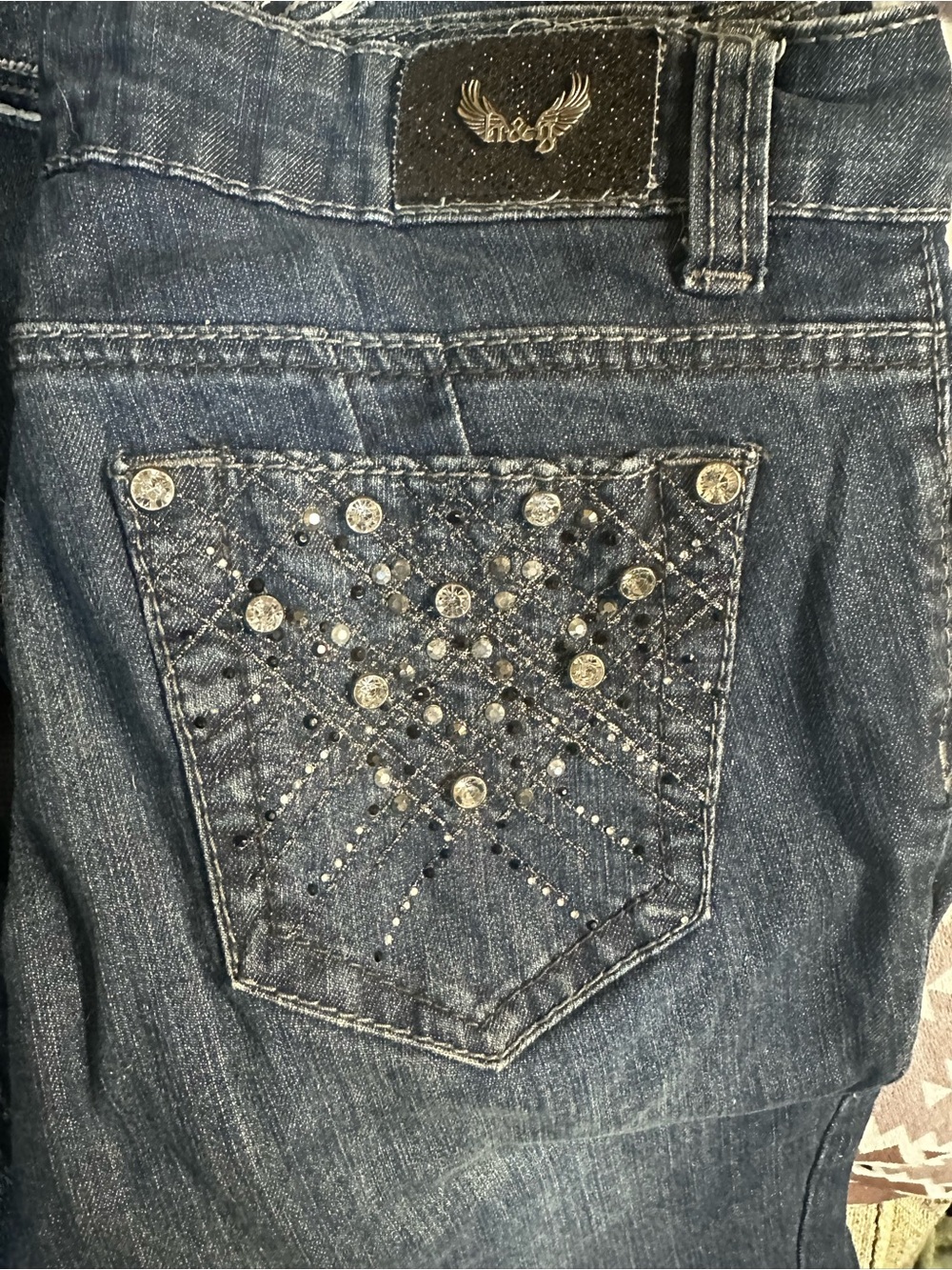✨ H&G Embellished Jeans – Size 9